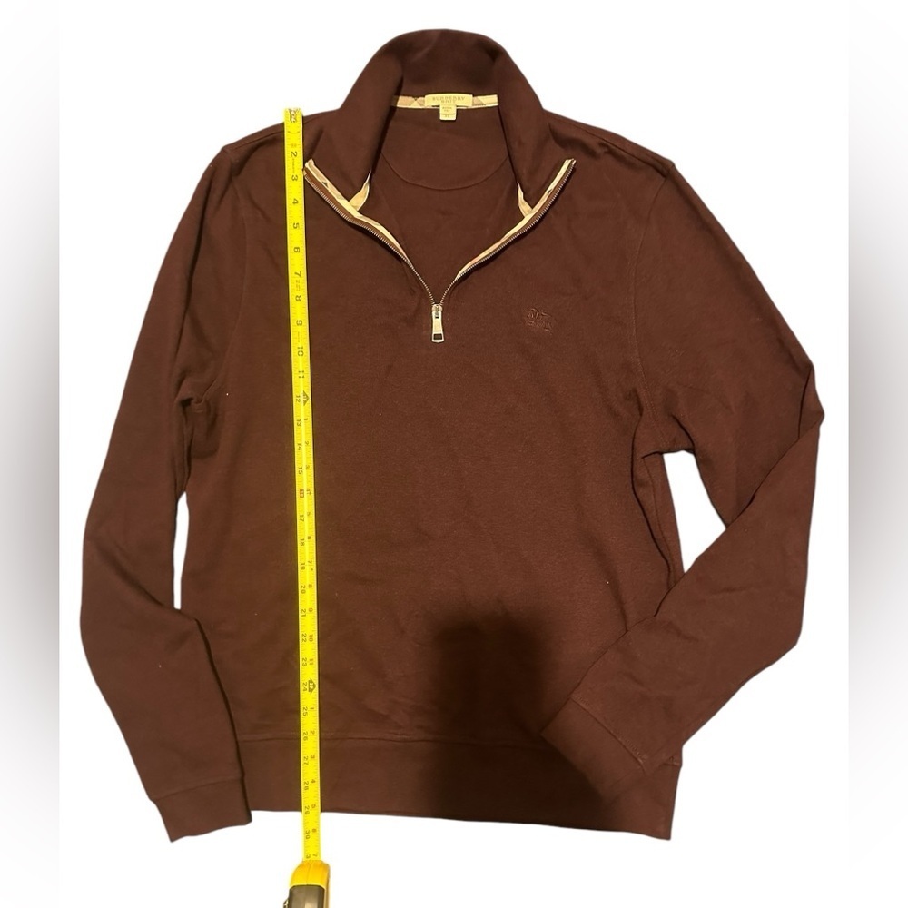 Burberry Brit CASHMERE men sweater size XL wine color